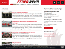 Tablet Screenshot of ff-aschau.net